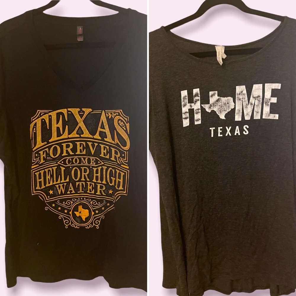 2 “Texas” T-Shirts